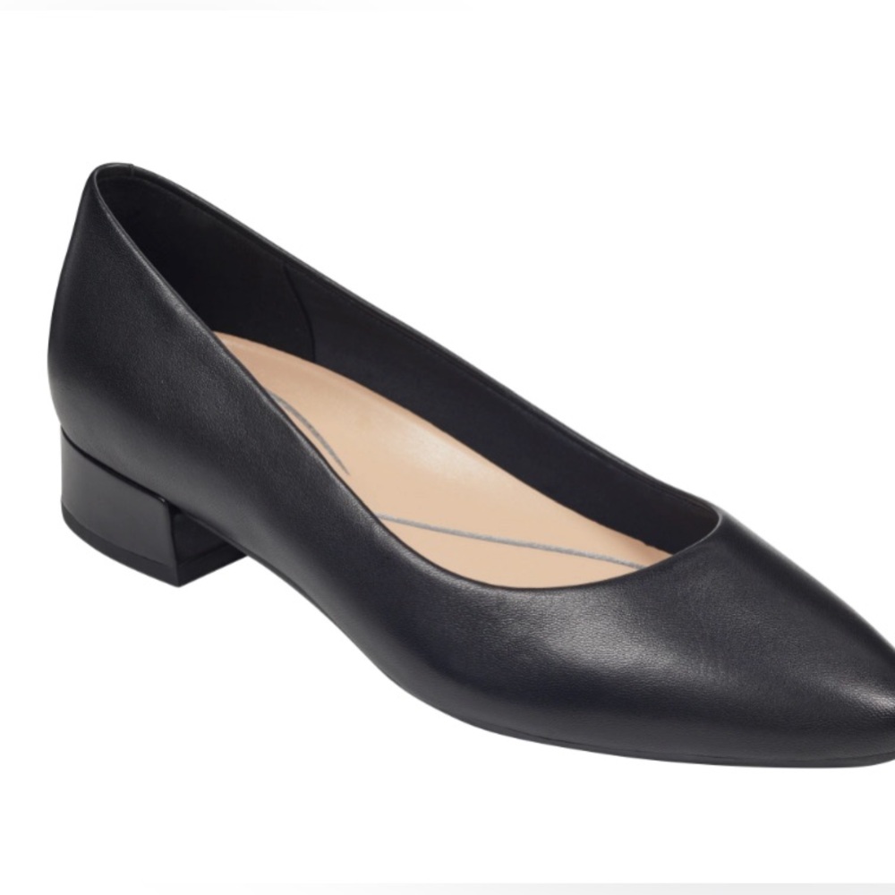 New Easy Spirt Women’s Caldise Pump Black Leather Size 7.5.